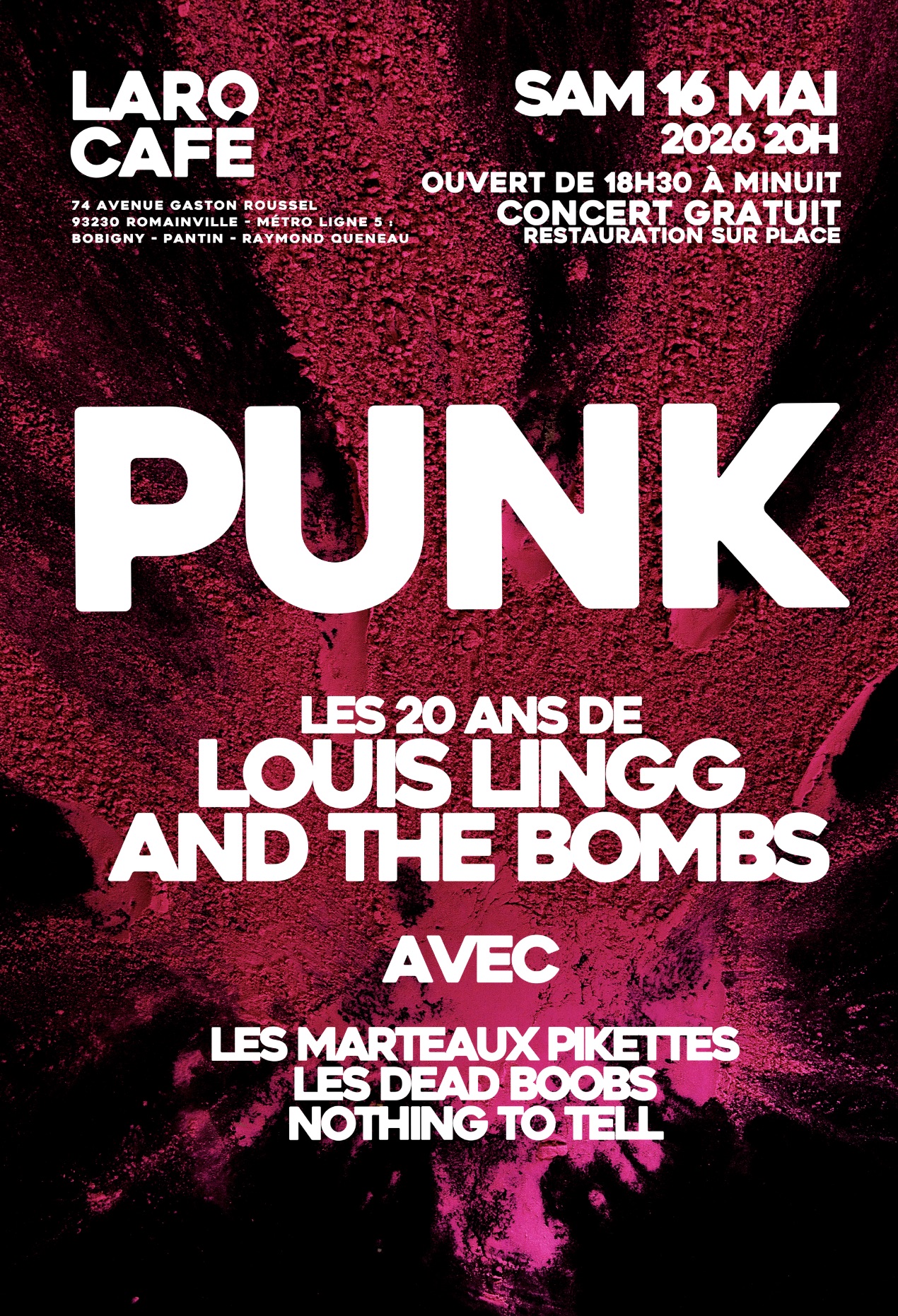 Les Marteaux Pikettes - concert au Larocafé